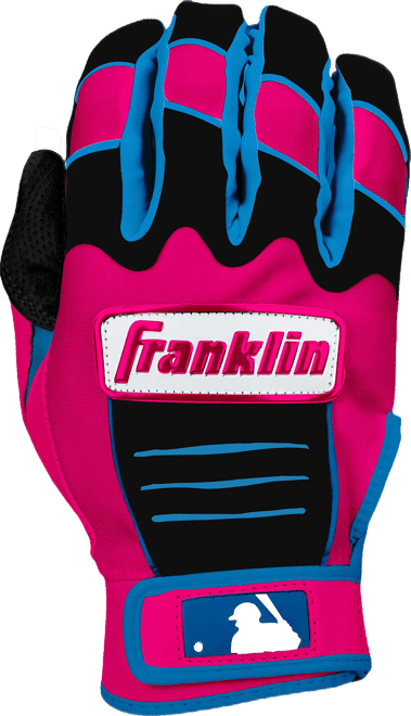 Gants De Frappe Baseball Franklin CFX PRO - Taille XL - Bleu Marine/gris/orange - Neuf