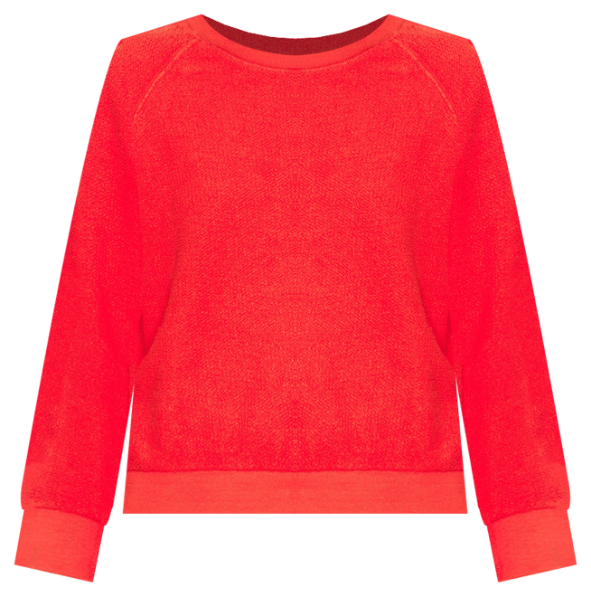 Inside Out Fleece Shrunken Crewneck Sweatshirt