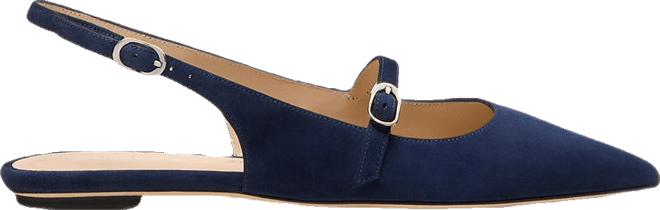 Women's Emilia Pointed Toe Slingback Mary Jane Shoes