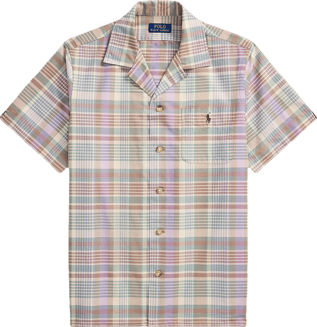 シャツ RALPH LAUREN Classic Fit Plaid Oxford Camp Shirt Classic Fit Plaid Oxford Camp Shirt