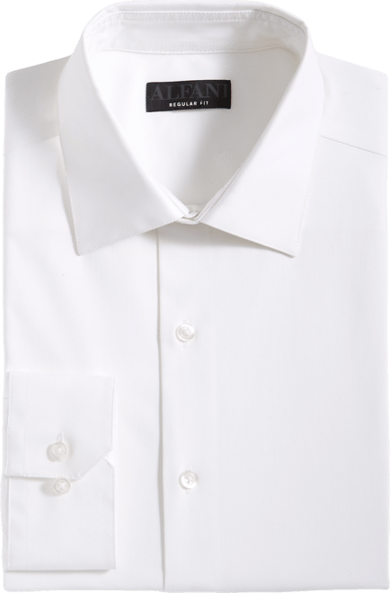 Men's Regular-Fit Temperature Regulating Solid Dress Shirt, Created for Macy's