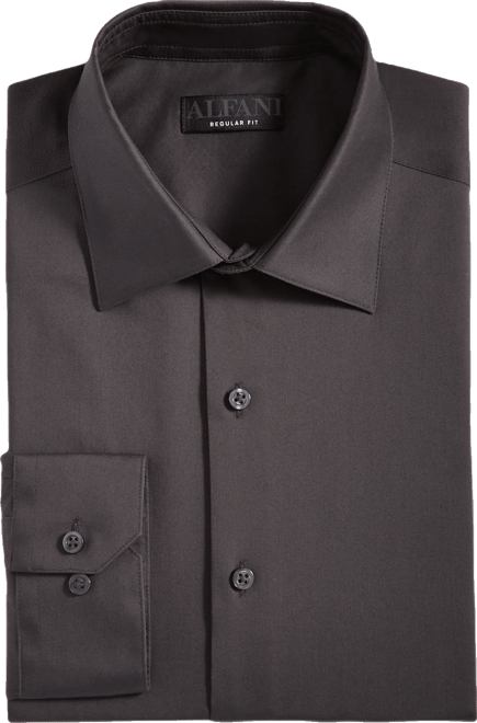 Men's Regular-Fit Temperature Regulating Solid Dress Shirt, Created for Macy's