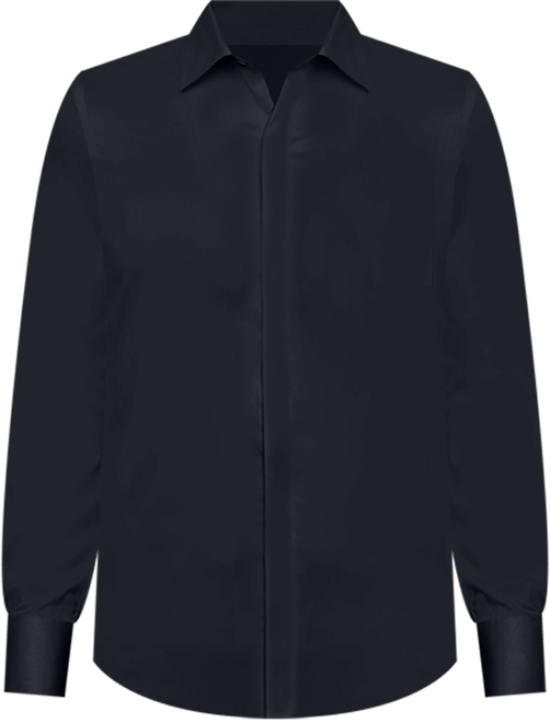Men's Regular Fit Covered Placket Tuxedo Shirt, Created for Macy's
