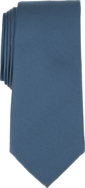 Men's Solid Texture Slim Tie, Created for Macy's