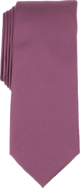 Men's Solid Texture Slim Tie, Created for Macy's