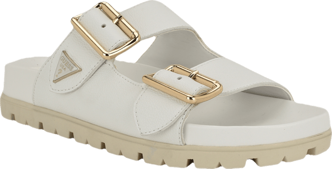 Women's Fasten Double-Buckle Footbed Sandals