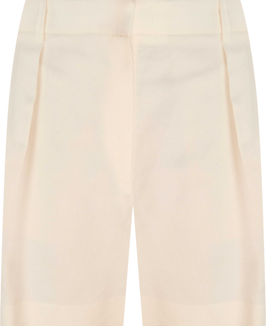 Women's Linen-Blend Suit Bermuda Shorts