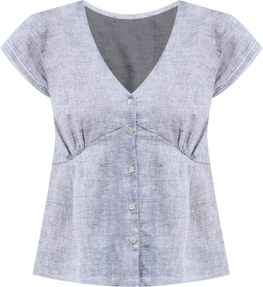 Women's Deep V-neck Short Top