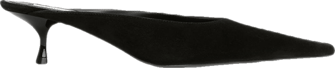 Sloan Mule In Black Suede