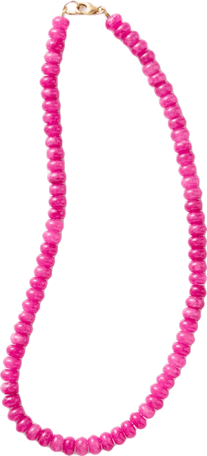 Raspberry Angelite Candy Necklace