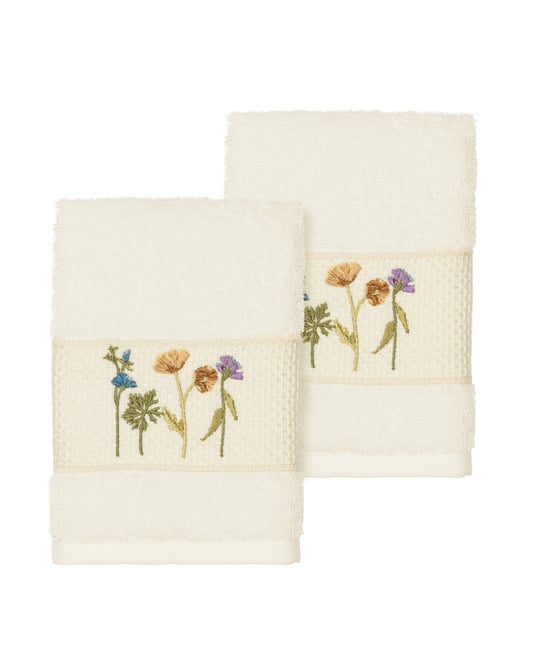 Serenity 2-Pc. Embellished Washcloth Set
