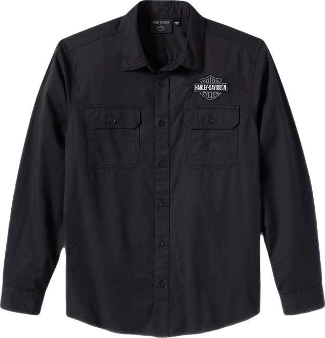 Bar & Shield Solid Long Sleeve Shirt