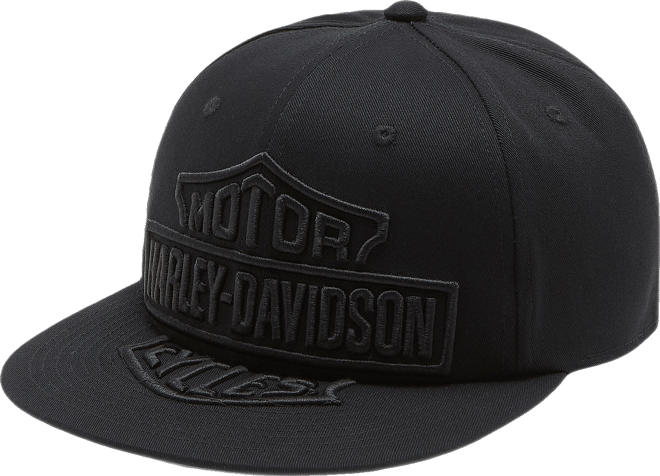 Oversized Bar & Shield Panhead  Fitted Cap