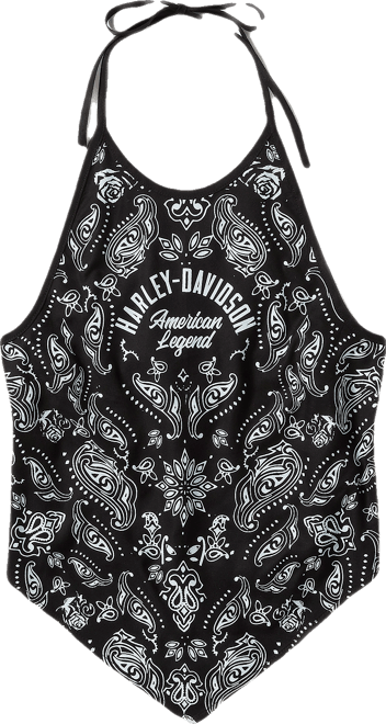 Women's Classic Paisley Bandana Halter