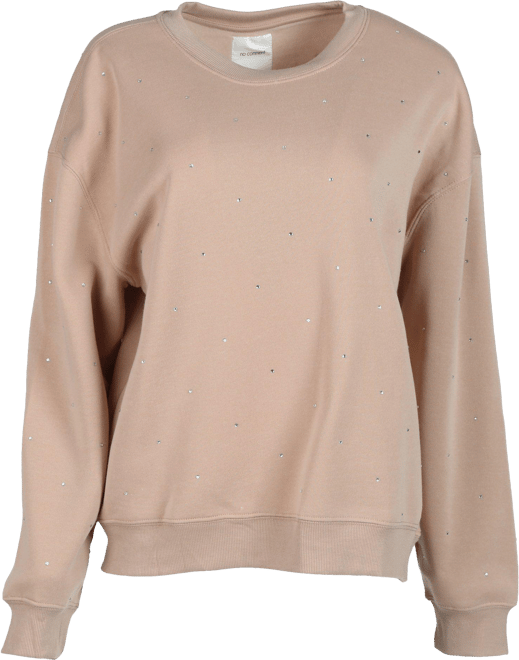 No Comment Juniors Rhinestone Long Sleeve Sweater