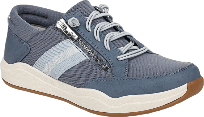 Ryka Womens Carefree Zip Performance Casual Athletic Shoes