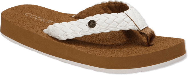 Cobian Womens Braided Bounce Flip Flops