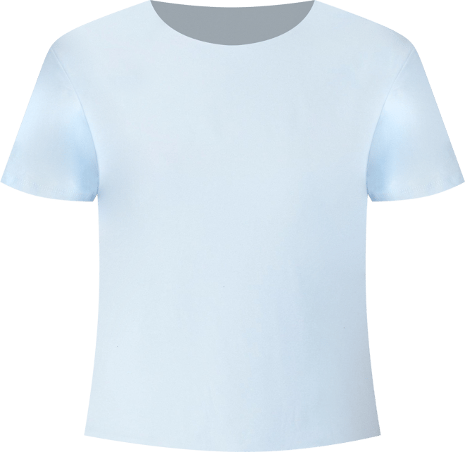 Derek Heart Juniors Short Sleeve Solid Double Layer Tee