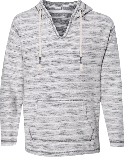 EXIST Juniors Baja Striped Hooded Sweatshirt