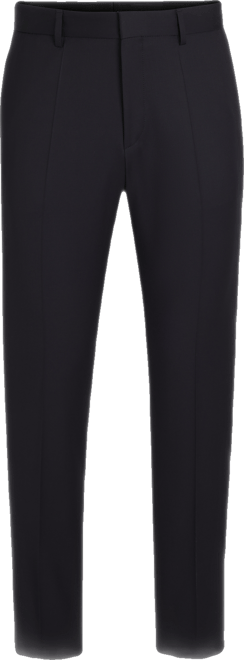 Boss Men's Regular-Fit Virgin Wool Formal Trousers