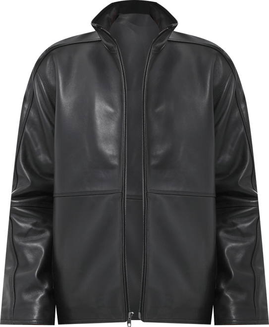 Men Blake Leather Hipster Jacket