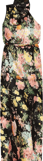 Womens Anabelle Halter Neck Maxi Dress