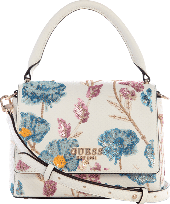 GUESS Zaria Top Handle Flap Crossbody - Macy's