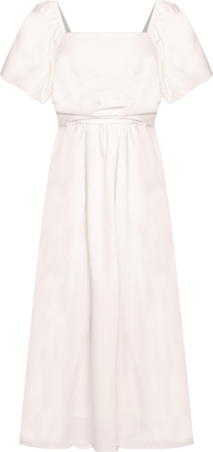 Women's Clo Puff Sleeve Midi Dress