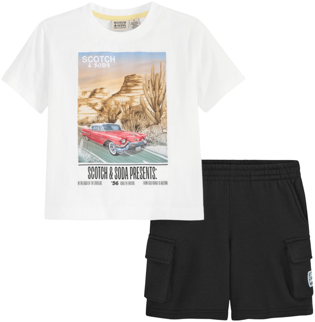 Big Boys 2-Piece T-Shirt and Shorts Set