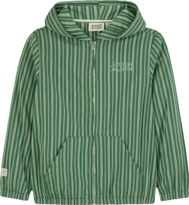 Big Boys Novelty Front Zip Jacket