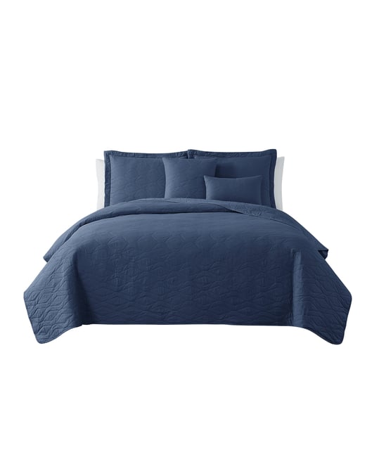 Ellipse Embossed 5-Pc. Quilt Set, King/California King