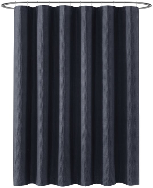 Modern Waffle Shower Curtain, 72" x 72"
