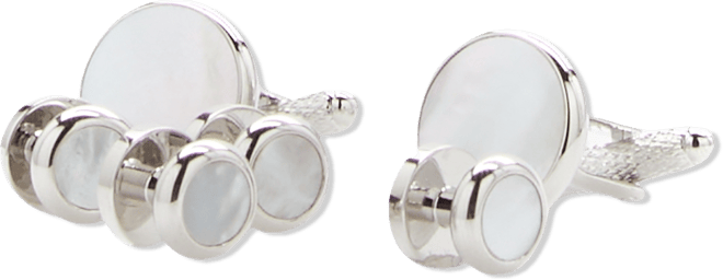Men's Mother of Pearl Stud Set