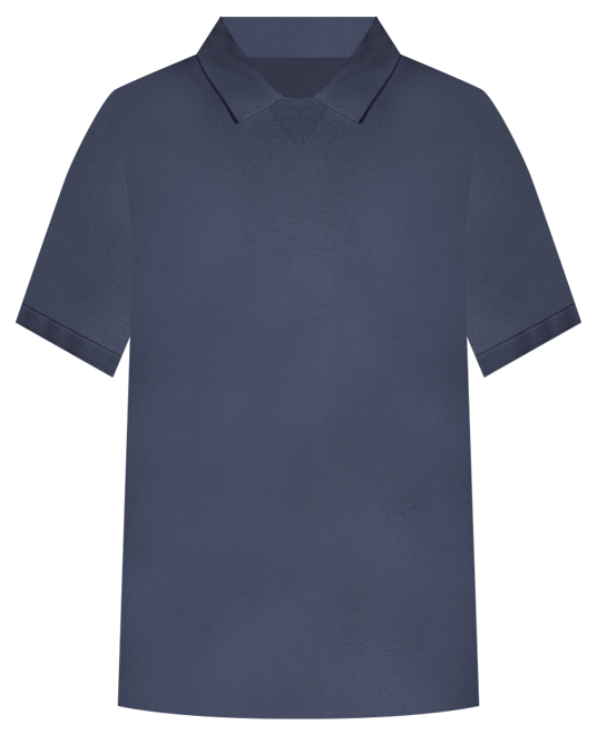 Men's Short Sleeve Waffle Knit Polo Sweater