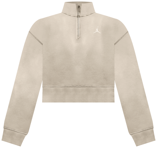 Jordan Brooklyn Fleece Maglia con zip a 1/4 - Donna