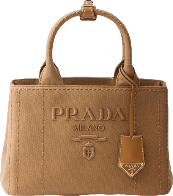 Prada Jardiniere Small Cotton Canvas Handbag | Bloomingdale's