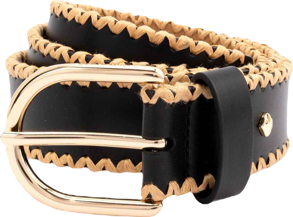 Women's 35mm Straw Edge Belt
