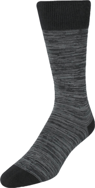 Men's Marius Marled Patterned Mid-Calf Pima Cotton Socks (1 Pair)