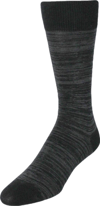 Men's Marius Marled Patterned Mid-Calf Pima Cotton Socks (1 Pair)