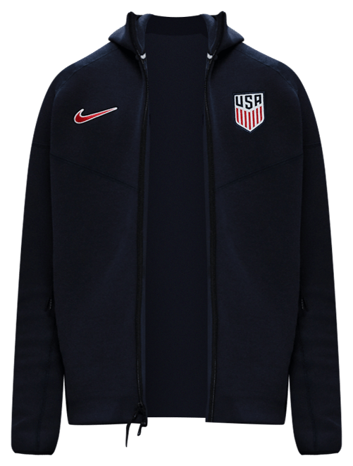 USMNT Tech Windrunner Men's Nike Soccer Fleece Full-Zip Hoodie