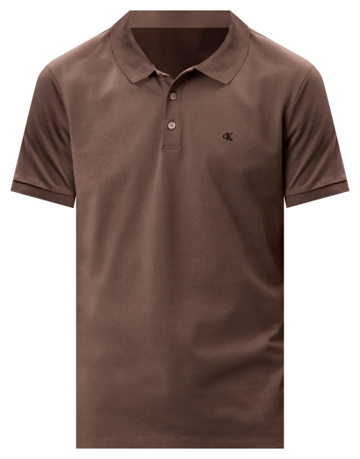Men's Regular-Fit Smooth Cotton Monogram Logo Polo Shirt