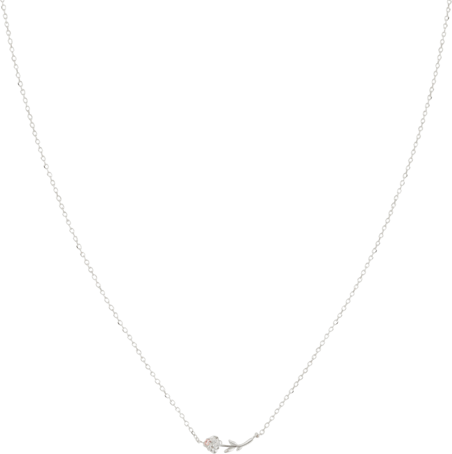 Roman Boxed Rose Pendant Necklace
