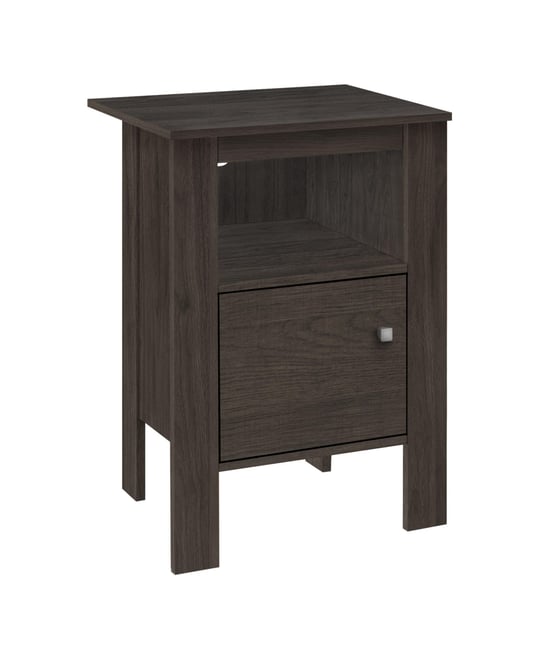 Nightstand with Cabinet Storage for Bedroom Organization and Bedside Use