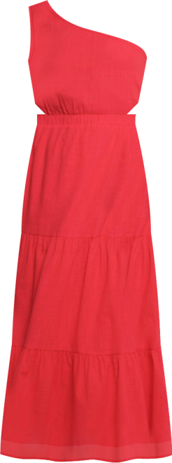 Women's Teresa One Shoulder Midi Dress