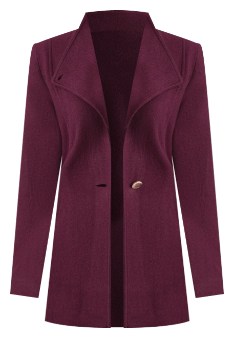 Luisa Felted Wool Coat in Fig