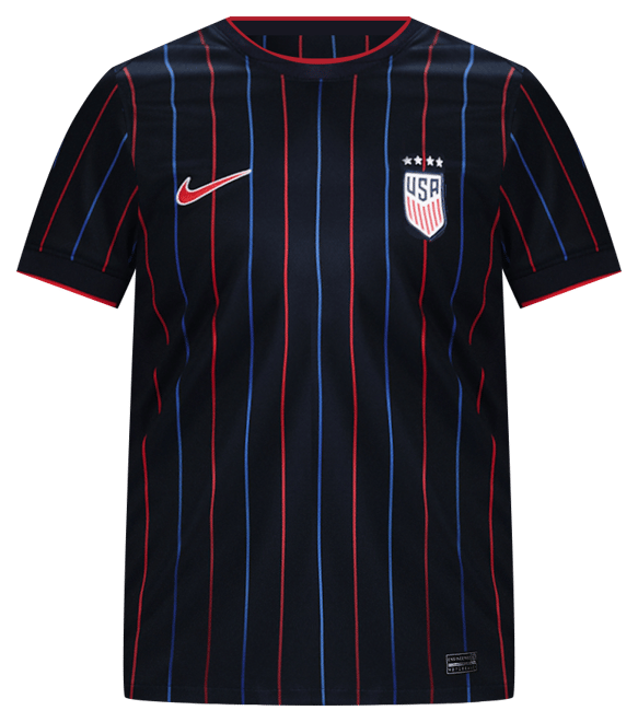 USMNT 2025 Stadium Away (Men's Team) Women's Nike Dri-FIT Soccer Replica Jersey
