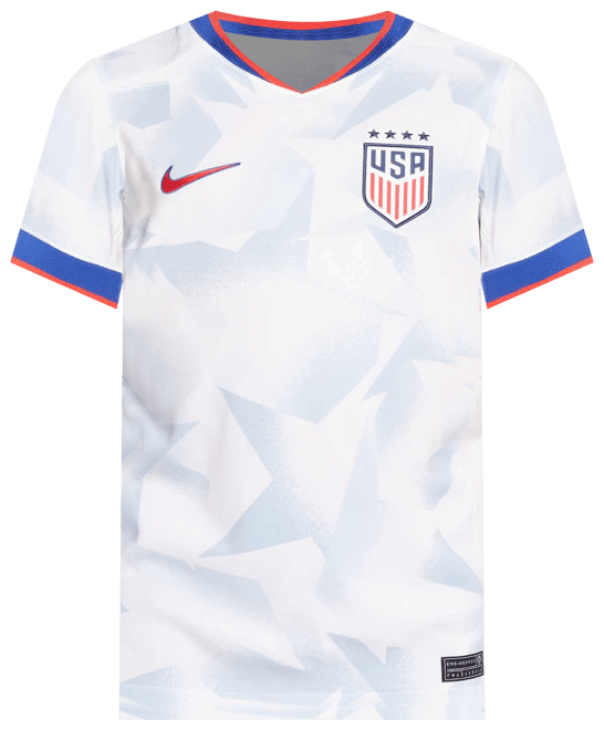 USWNT local 2025 Stadium (equipo femenino) Jersey de fútbol Nike Dri-FIT Replica para niños talla grande