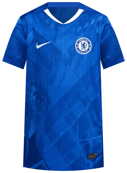 Chelsea F.C. 2025/26 Stadium Home Older Kids' Nike Dri-FIT Football Replica Shirt