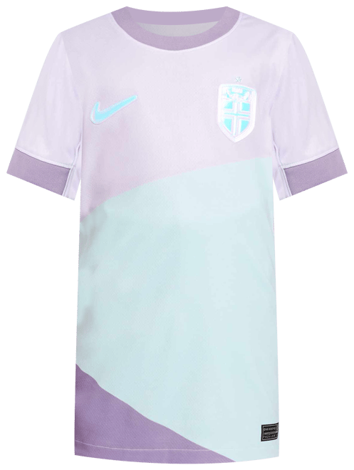 Norvège 2025 Stadium Extérieur (équipe féminine) Maillot de foot replica Nike Dri-FIT pour ado