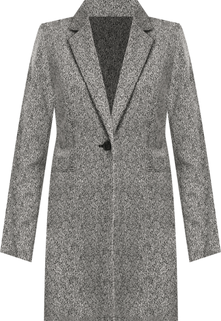 Women's Notch-Lapel Single-Button Long-Sleeve Jacket, Regular & Petite